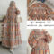 Tampil Anggun dan Nyaman dengan Arsy Midi Dress Gamis Rayon Motif untuk Lebaran
